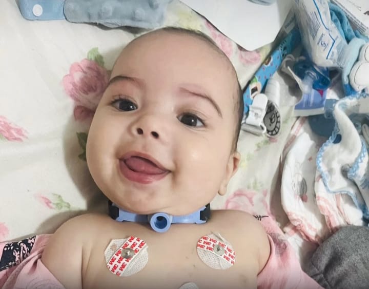 Família pede por doação de sangue a bebê de 7 meses